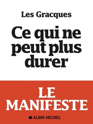 cover image of Ce qui ne peut plus durer